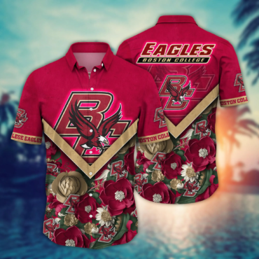 Boston College Eagles Ncaa Hawaiian Shirt Custom Sunburn Aloha Shirt