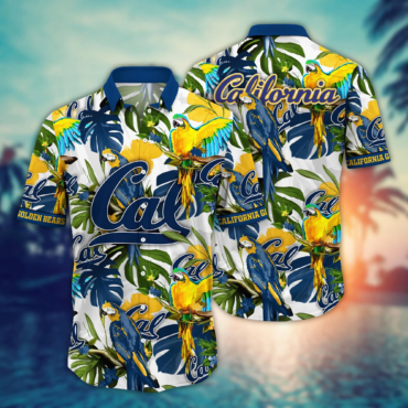 California Golden Bears Ncaa Hawaiian Shirt Blooming Flowerstime Aloha Shirt