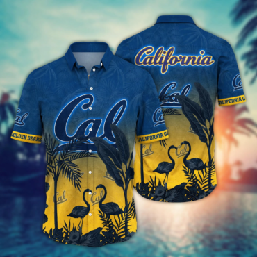 California Golden Bears Ncaa Hawaiian Shirt Evening Strollstime Aloha Shirt
