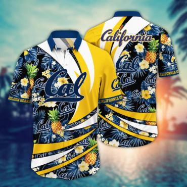 California Golden Bears Ncaa Hawaiian Shirt Tan Lines Field Sport Shirts