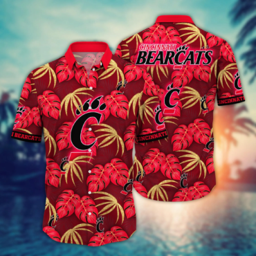 Cincinnati Bearcats Ncaa Hawaiian Shirt Camping Aloha Shirt