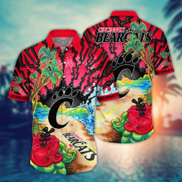 Cincinnati Bearcats Ncaa Hawaiian Shirt Warm Seasontime Aloha Shirt