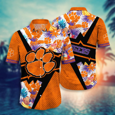 Clemson Tigers Ncaa Hawaiian Shirt Warmth Aloha Shirt