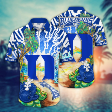 Duke Blue Devils Ncaa Hawaiian Shirt Beach Ballstime Aloha Shirt