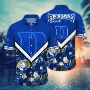 Duke Blue Devils Ncaa Hawaiian Shirt Custom Beach Season Aloha Shirt