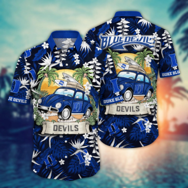 Duke Blue Devils Ncaa Hawaiian Shirt Music Festivalstime Aloha Shirt
