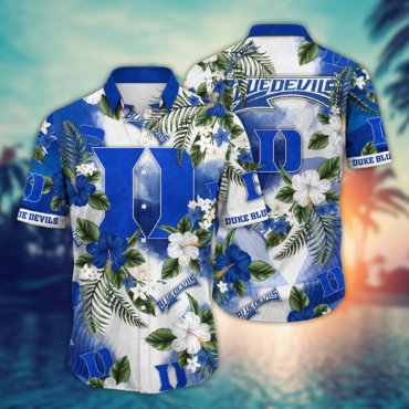 Duke Blue Devils Ncaa Hawaiian Shirt Pool Daystime Aloha Shirt