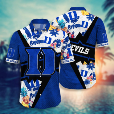 Duke Blue Devils Ncaa Hawaiian Shirt Sunglasses Aloha Shirt
