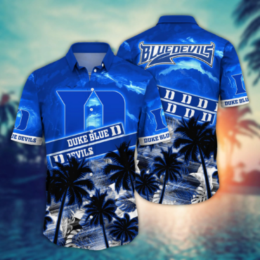 Duke Blue Devils Ncaa Hawaiian Shirt Tropical Aloha Shirt