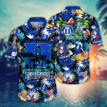 Duke Blue Devils Ncaa Hawaiian Shirt Vacation Timetime Aloha Shirt