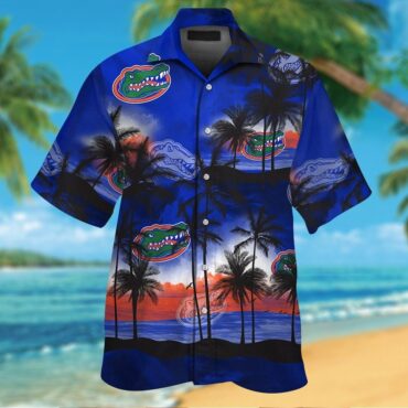 Florida Gators Short Sleeve Button Up Tropical Hawaiian Shirt