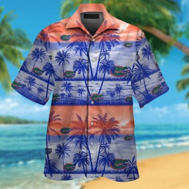 Florida Gators Short Sleeve Button Up Tropical Hawaiian Shirt