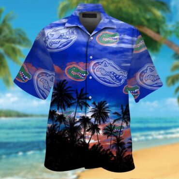 Florida Gators Short Sleeve Button Up Tropical Hawaiian Shirt Ver22