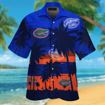 Florida Gators Short Sleeve Button Up Tropical Hawaiian Shirt Ver28
