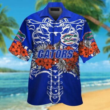 Florida Gators Short Sleeve Button Up Tropical Hawaiian Shirt Ver031