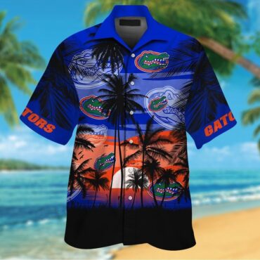 Florida Gators Tropical Short Sleeve Button Up Tropical Shirt Hawaiian Shirt