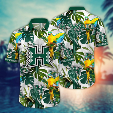 Hawaii Rainbow Warriors Ncaa Hawaiian Shirt Hammockstime Aloha Shirt