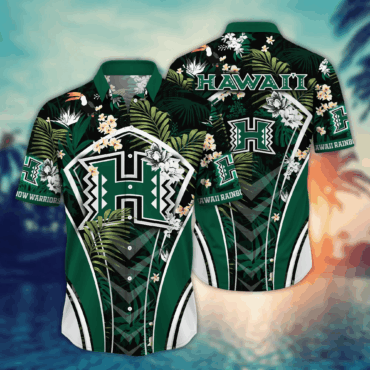 Hawaii Rainbow Warriors Ncaa Hawaiian Shirt Ice Cold Drinks Aloha Shirt