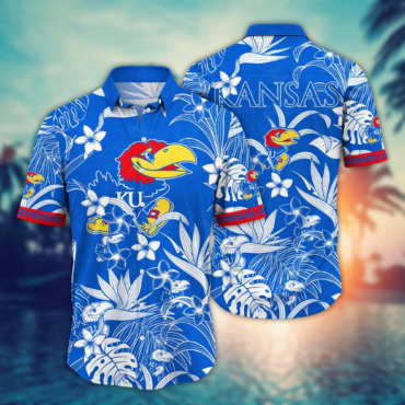 Kansas Jayhawks Ncaa Hawaiian Shirt Sunlighttime Aloha Shirt