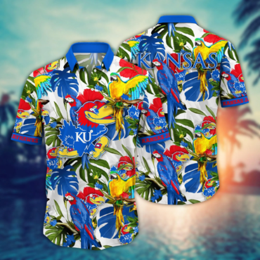 Kansas Jayhawks Ncaa Hawaiian Shirt Sunshinetime Aloha Shirt
