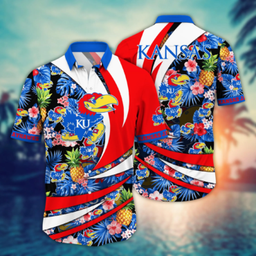 Kansas Jayhawks Ncaa Hawaiian Shirt Surfing Aloha Shirt