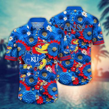Kansas Jayhawks Ncaa Hawaiian Shirt Trending For This Summer Customize Shirt