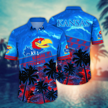 Kansas Jayhawks Ncaa Hawaiian Shirt Warm Weather Aloha Shirt