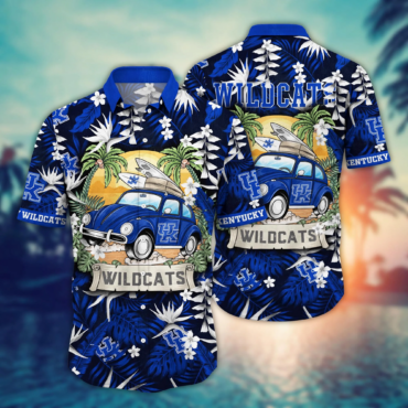 Kentucky Wildcats Ncaa Hawaiian Shirt Surfingtime Aloha Shirt