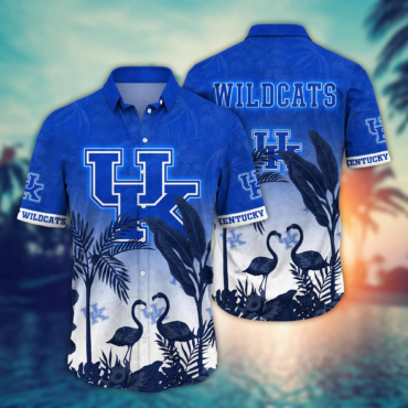 Kentucky Wildcats Ncaa Hawaiian Shirt Warm Nightstime Aloha Shirt