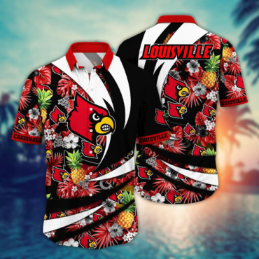 Louisville Cardinals Ncaa Hawaiian Shirt Bikinis Aloha Shirt
