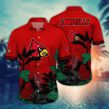 Louisville Cardinals Ncaa Hawaiian Shirt Mid Year Aloha Shirt