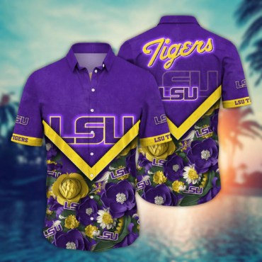 Lsu Tigers Ncaa Hawaiian Shirt Custom Break Aloha Shirt