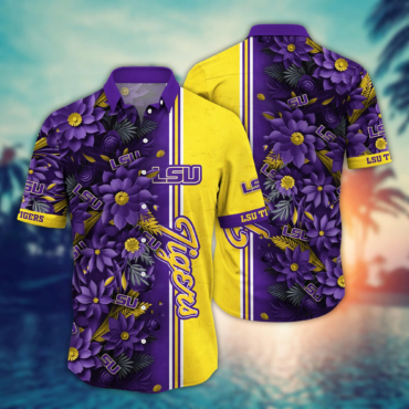 Lsu Tigers Ncaa Hawaiian Shirt Custom Garden Parties Aloha Shirt