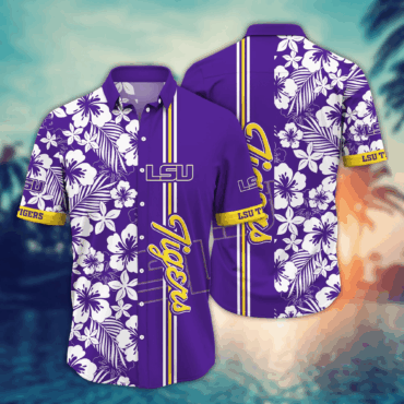 Lsu Tigers Ncaa Hawaiian Shirt Julytime Aloha Shirt