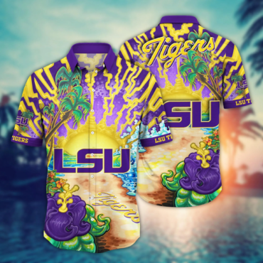 Lsu Tigers Ncaa Hawaiian Shirt Sunglassestime Aloha Shirt