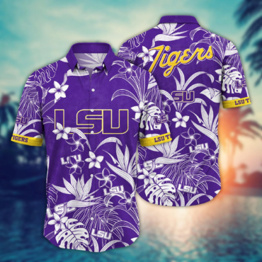 Lsu Tigers Ncaa Hawaiian Shirt Surfingtime Aloha Shirt
