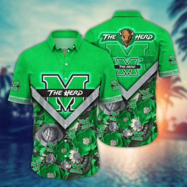 Marshall Thundering Herd Ncaa Hawaiian Shirt Custom Watermelons Aloha Shirt