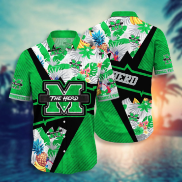 Marshall Thundering Herd Ncaa Hawaiian Shirt Pool Parties Aloha Shirt
