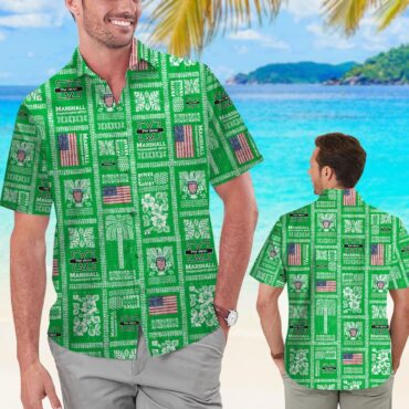 Marshall Thundering Herd Summer Commemorative Tropical Hawaiian Shirts