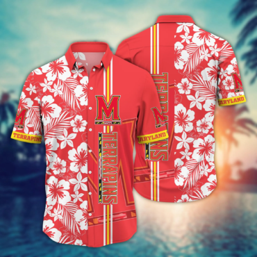 Maryland Terrapins Ncaa Hawaiian Shirt Hammockstime Aloha Shirt