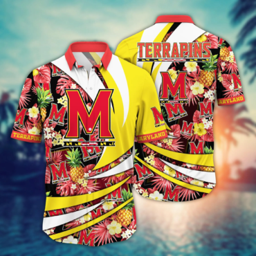 Maryland Terrapins Ncaa Hawaiian Shirt Heat Club Match Shirts