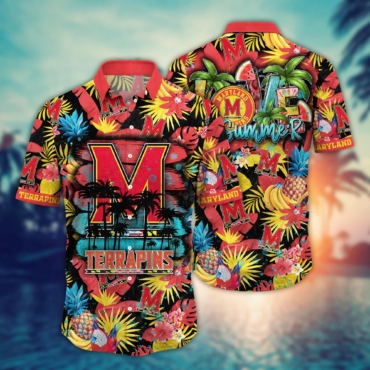 Maryland Terrapins Ncaa Hawaiian Shirt Sunbathetime Aloha Shirt