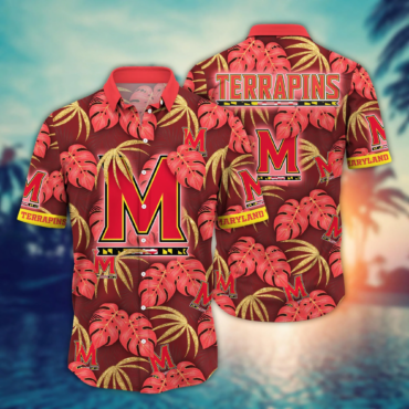Maryland Terrapins Ncaa Hawaiian Shirt Vacation Time Soccer Fest Shirts