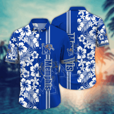 Memphis Tigers Ncaa Hawaiian Shirt Campingtime Aloha Shirt