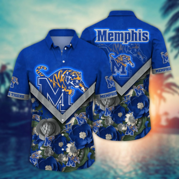 Memphis Tigers Ncaa Hawaiian Shirt Custom Camping Aloha Shirt