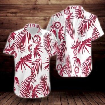 Alabama Crimson Tide Hawaiian Shirt V12 Aloha Shirt