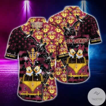 Arizona State Sun Devils Mickey Mouse Hawaiian Shirt