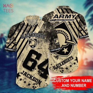 Army Black Knights Custom Name Number Special Edition Hawaiian Shirt