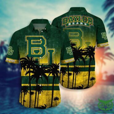 Baylor Bears Coconut Tree Hawaiian Shirt
