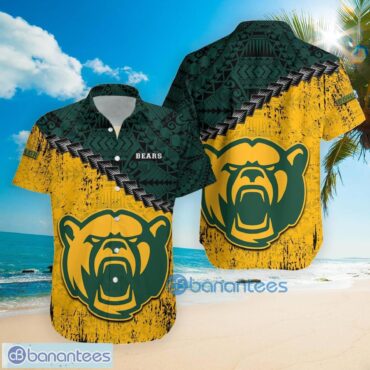 Baylor Bears Grunge Polynesian Tattoo Trendy Hawaiian Shirt Aloha Shirt